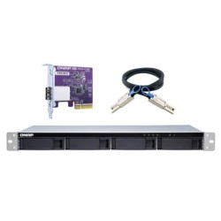 QNAP Rack 1U 4 Baies + PCIe Card