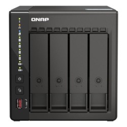QNAP TS-453E NAS Tower Intel® Celeron® J6412 8 Go QNAP QTS Noir