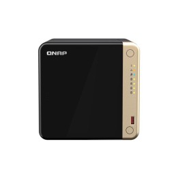 QNAP TS-464 NAS Tower Ethernet/LAN Noir N5095 | Ordiland