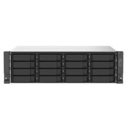 QNAP TS-1673AU-RP-16G serveur de stockage NAS Rack (3 U) Ryzen Embedded V1500B 16 Go DDR4 QNAP QTS Noir, Gris