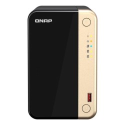 QNAP TS-264 NAS Tower Intel® Celeron® N5095 8 Go QNAP QTS Noir, Or