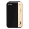 QNAP TS-264 NAS Tower Intel® Celeron® N5095 8 Go QNAP QTS Noir, Or