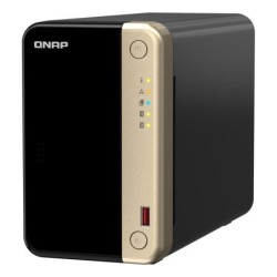 QNAP TS-264 NAS Tower Intel® Celeron® N5095 8 Go QNAP QTS Noir, Or