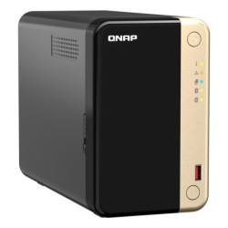 QNAP TS-264 NAS Tower Intel® Celeron® N5095 8 Go QNAP QTS Noir, Or