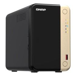 QNAP TS-264 NAS Tower Intel® Celeron® N5095 8 Go QNAP QTS Noir, Or