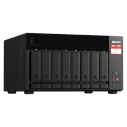 QNAP TS-873A NAS Tower Ryzen Embedded V1500B 8 Go DDR4 QNAP Turbo System Noir