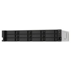 QNAP TS-1273AU-RP-8G serveur de stockage NAS Rack (2 U) Ryzen Embedded V1500B 8 Go DDR4 QNAP QTS Aluminium, Noir
