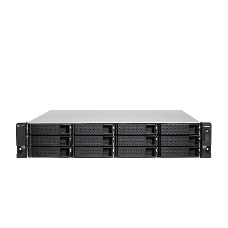 QNAP TS-H1886XU-RP-R2 NAS Rack (3 U) Intel® Xeon® D D-1622 32 Go DDR4 QuTS hero Noir, Gris