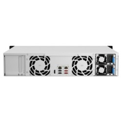 QNAP TS-1264U-RP NAS Rack (2 U) 8 Go DDR4 QNAP QTS Aluminium, Noir