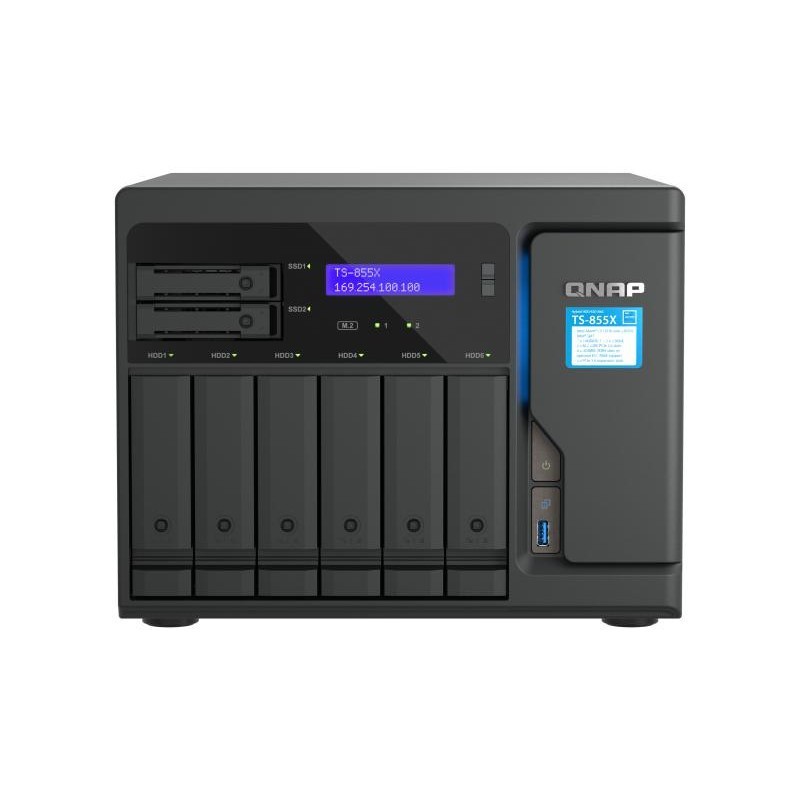 QNAP TS-855X-8G Serveur NAS 8 Baies