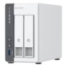 QNAP TS-216G serveur de stockage NAS Tower Cortex-A Cortex-A55 4 Go HDD Blanc