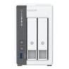 QNAP TS-216G serveur de stockage NAS Tower Cortex-A Cortex-A55 4 Go HDD Blanc