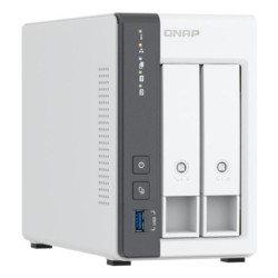QNAP TS-216G serveur de stockage NAS Tower Cortex-A Cortex-A55 4 Go HDD Blanc