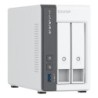 QNAP TS-216G serveur de stockage NAS Tower Cortex-A Cortex-A55 4 Go HDD Blanc