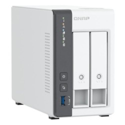 QNAP TS-216G serveur de stockage NAS Tower Cortex-A Cortex-A55 4 Go HDD Blanc