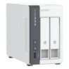 QNAP TS-216G serveur de stockage NAS Tower Cortex-A Cortex-A55 4 Go HDD Blanc
