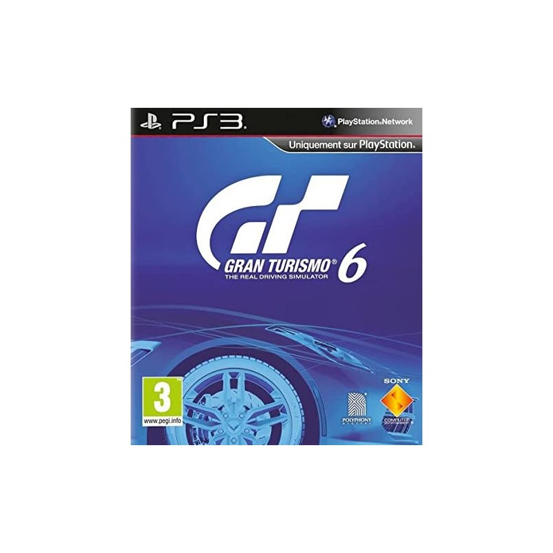 Jeux PS3 : Gran Turismo 6 - Occasion
