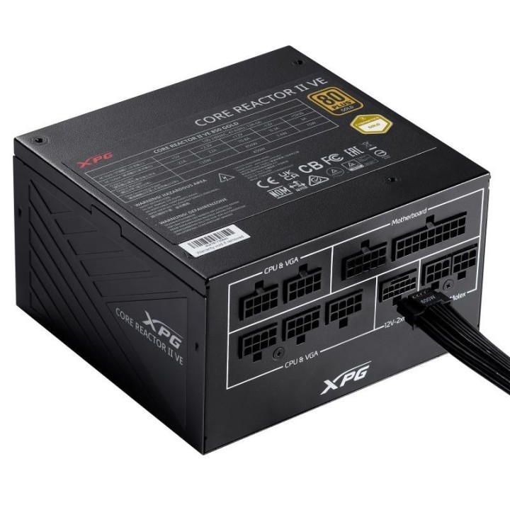 Alimentation ADATA XPG Corereactoriive 750G-BLACKCOLOR - 750 W 80 PLUS Gold