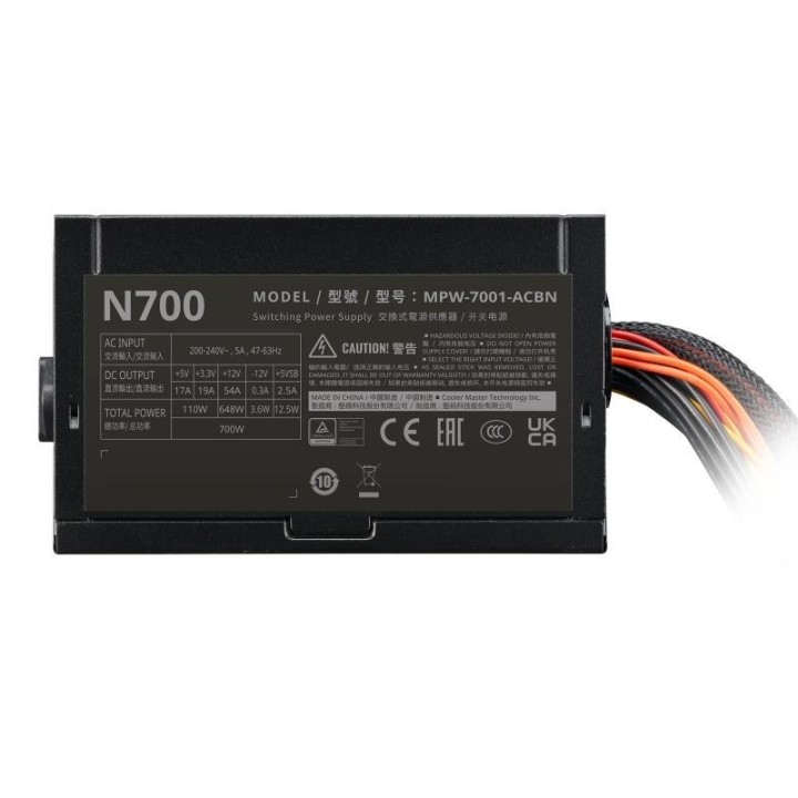 Alimentation Cooler Master Elite NEX N700 - 700 W 80 PLUS