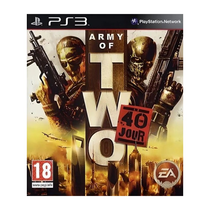 Jeux PS3 : Army of Two 40eme jour - Occasion | Ordiland