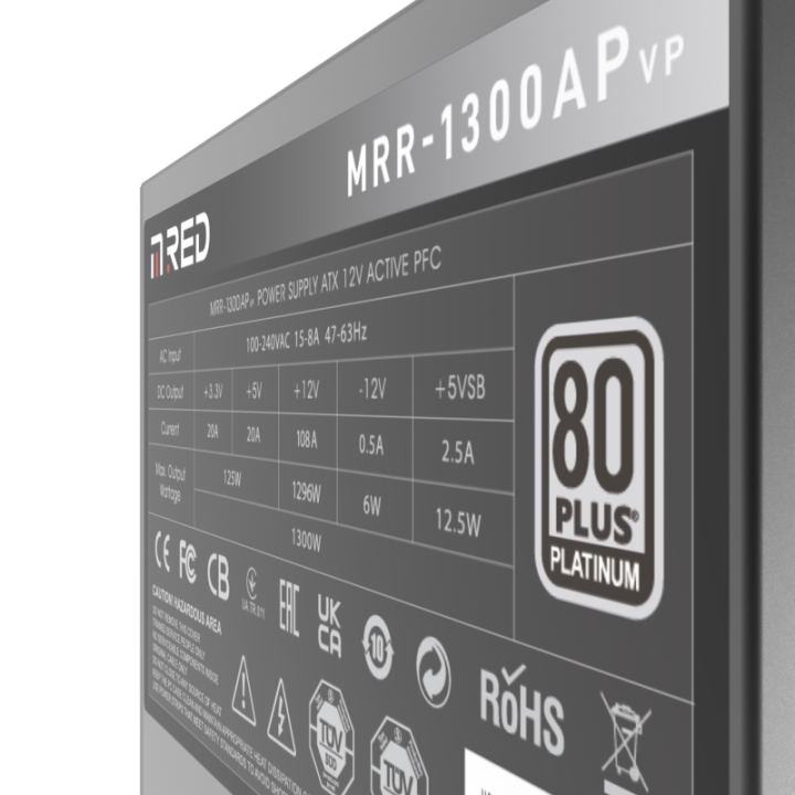 Alimentation M.Red MRR-1300AP VP2 - 1300 W 80 PLUS Platinum