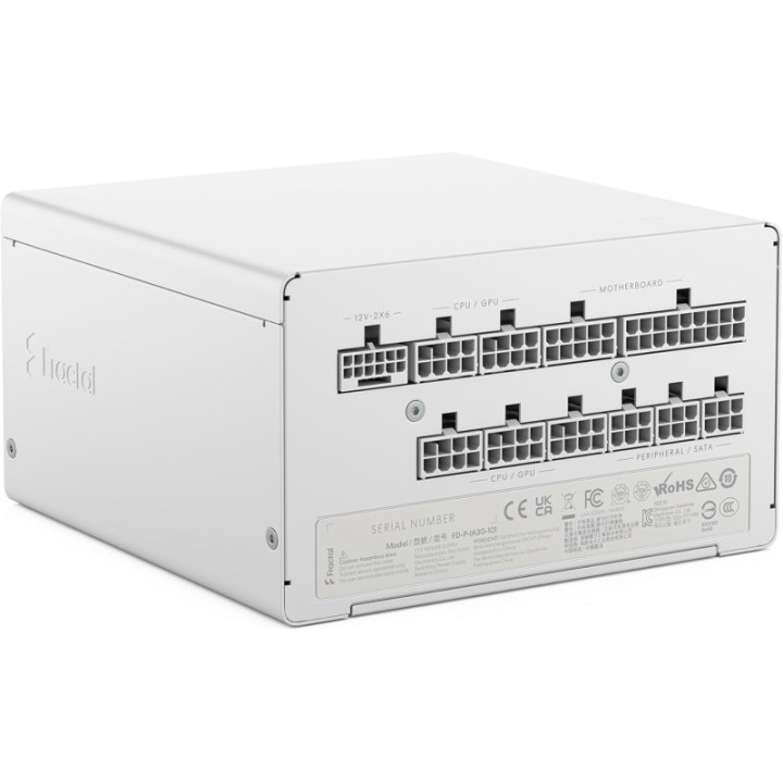 Alimentation Fractal Design Ion 3 Gold White, EU Cord - 1000 W 80 PLUS Gold