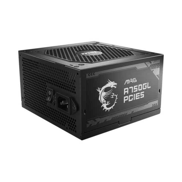 Alimentation MSI MAG A750GL PCIe 5 - 750 W 80 PLUS Gold