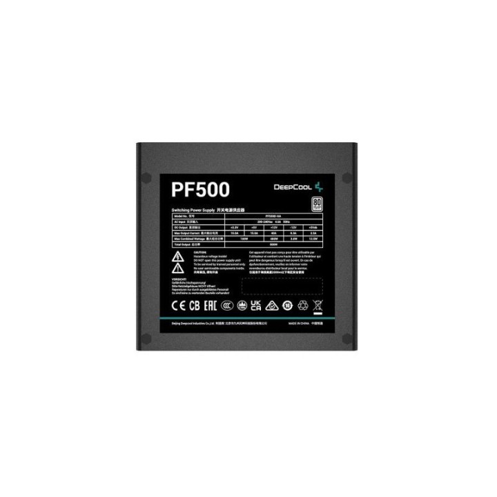 Alimentation DeepCool PF500 - 500 W 80 PLUS