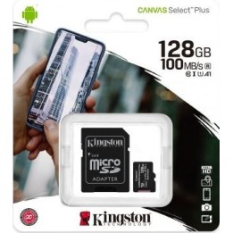 Carte microSD Kingston Canvas 128g°