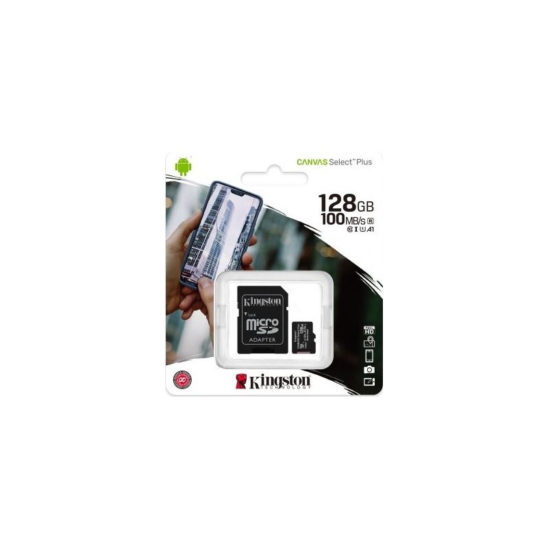 Carte microSD Kingston Canvas 128g°