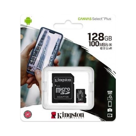 Carte microSD Kingston Canvas 128g°