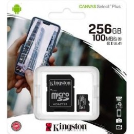 Carte microSD Kingston Canvas 256GB
