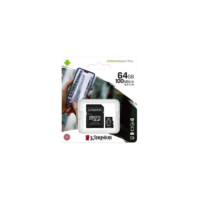 Carte microSD Kingston Canvas 64g°