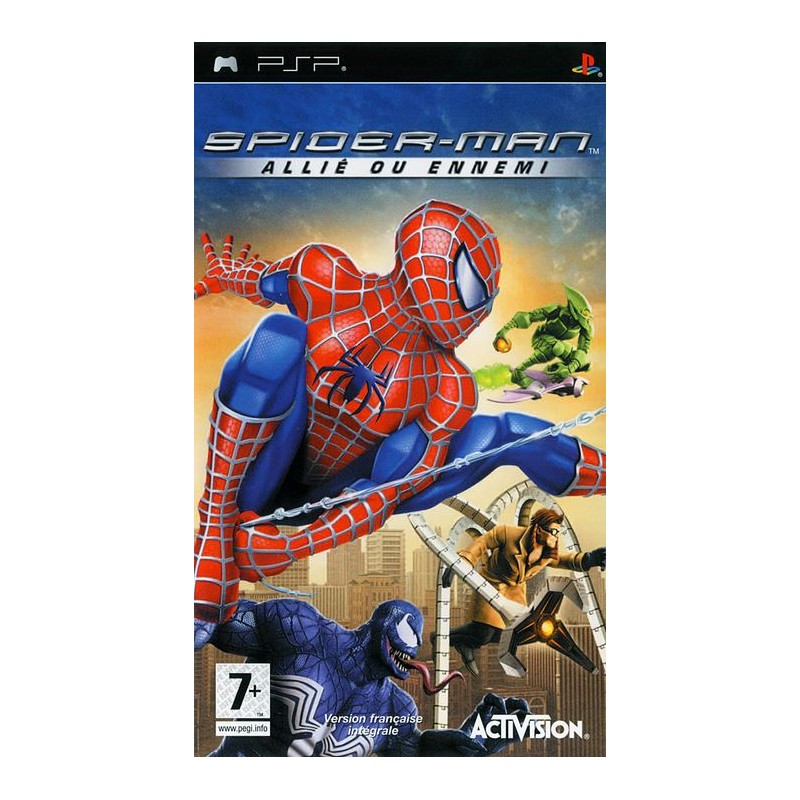 Jeux PSP : Spider-Man Allié ou Ennemi - Occasion