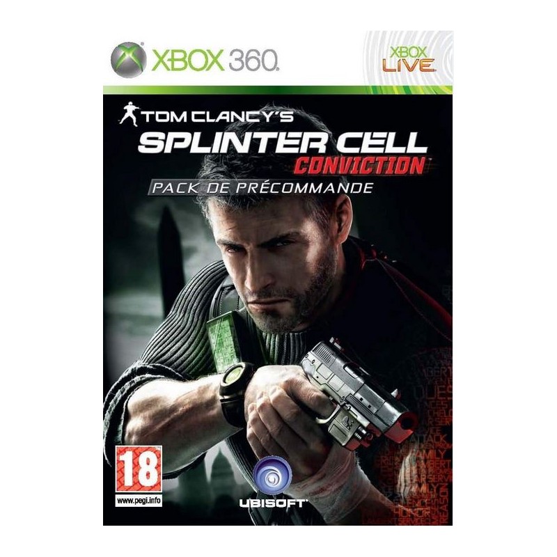 Jeux Xbox 360 : Splinter Cell Conviction Pack de Précommande - Neuf