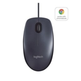 Logitech B100 souris Bureau Ambidextre USB Type-A | Ordiland