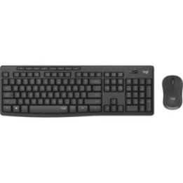 Logitech MK295 Silent Wireless Combo clavier Souris incluse Bureau RF sans fil AZERTY Français Graphite