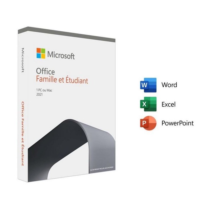 Microsoft Pack Office 2021 - Etudiant (Word - Excel | Ordiland
