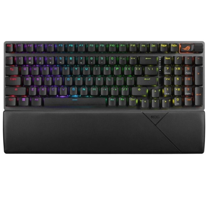 ASUS ROG Strix Scope II 96 Wireless clavier USB + RF Wireless + Bluetooth QWERTY Français Noir