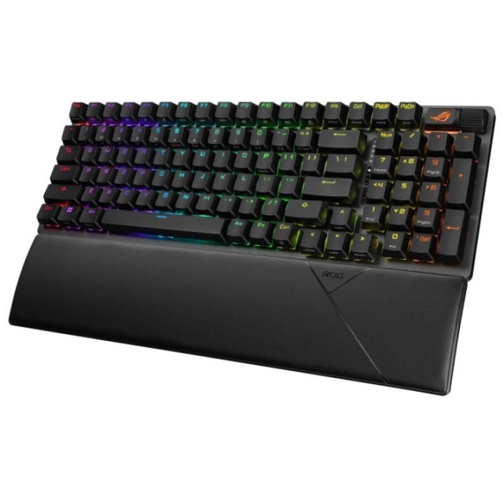 ASUS ROG Strix Scope II 96 Wireless clavier USB + RF Wireless + Bluetooth QWERTY Français Noir