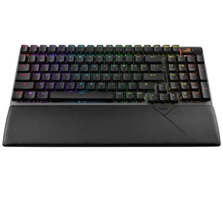 ASUS ROG Strix Scope II 96 Wireless clavier USB + RF Wireless + Bluetooth QWERTY Français Noir