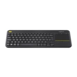 Logitech K400 Plus Tv clavier Universel RF sans fil AZERTY Français Noir