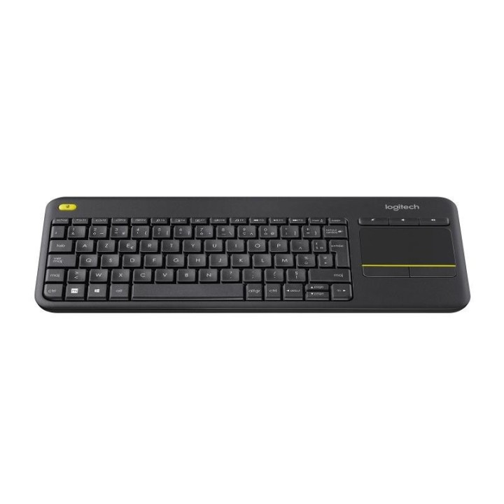 Logitech K400 Plus Tv clavier Universel RF sans fil AZERTY Français Noir