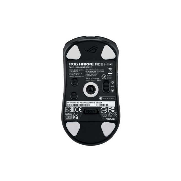 ASUS ROG Harpe Ace Mini souris Jouer Ambidextre RF Wireless + Bluetooth + USB Type-C Optique 42000 DPI (90MP03Z0-BMUA00)