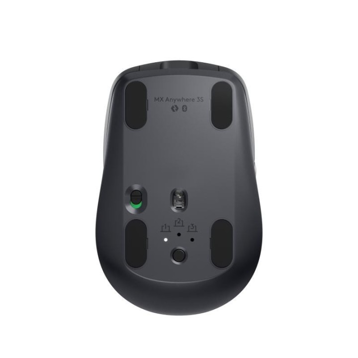 Logitech MX Anywhere 3S souris Bureau Droitier RF sans fil + Bluetooth Laser 8000 DPI