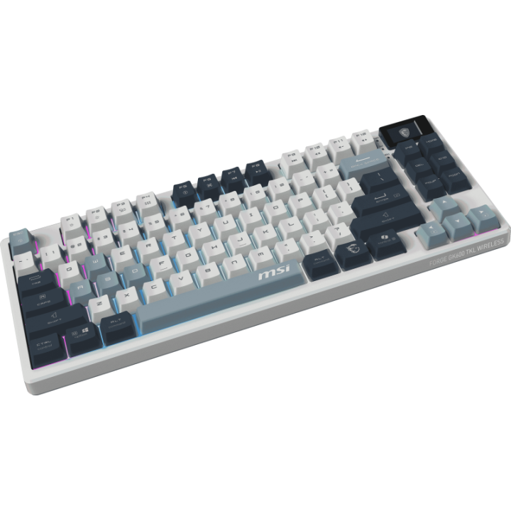 Clavier MSI Forge GK600 TKL W SKY FR