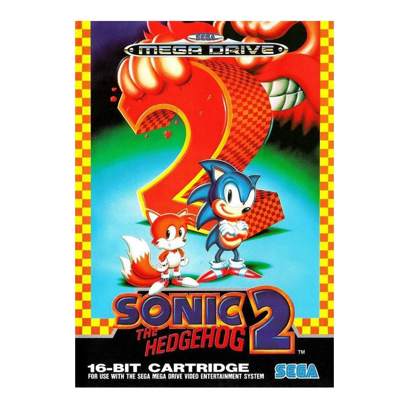 Jeux Megadrive : Sonic The Hedgehog 2 - Occasion "Sans Notice"