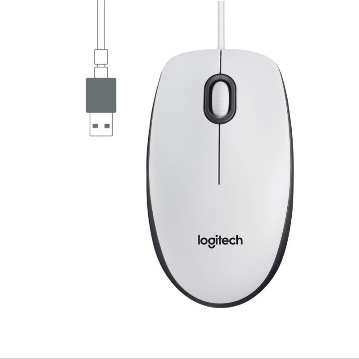 Souris Logitech M100 USB Blanc