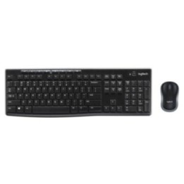 Clavier + Souris Logitech sans fil Noir MK270