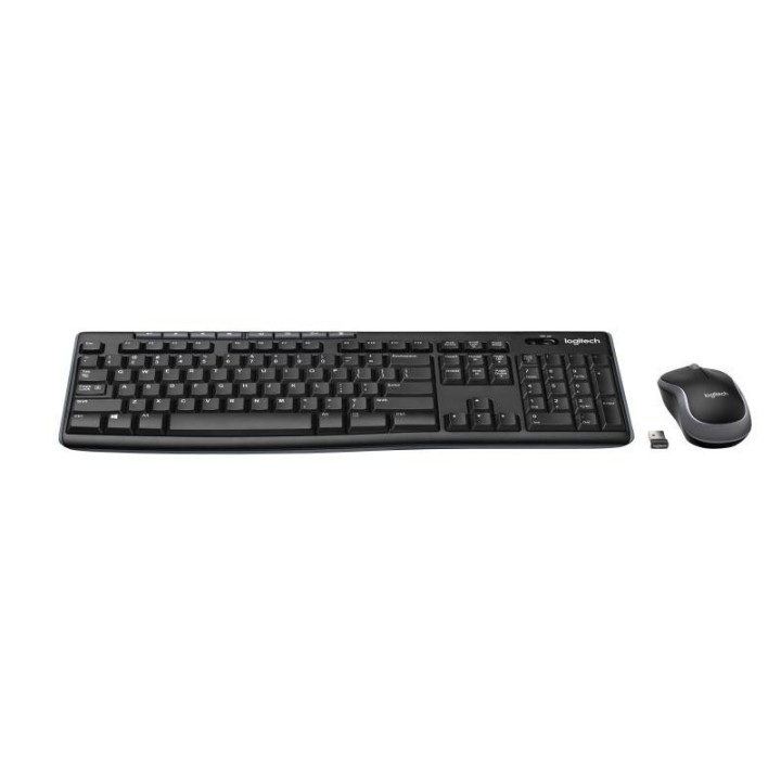 Clavier + Souris Logitech sans fil Noir MK270